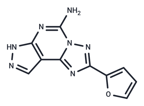 5-Amino-2-(2-furanyl)-7H-pyrazolo[4,3-e][1,2,4]   triazolo[1,5-c] pyrimidine – Figure 1 of 1
