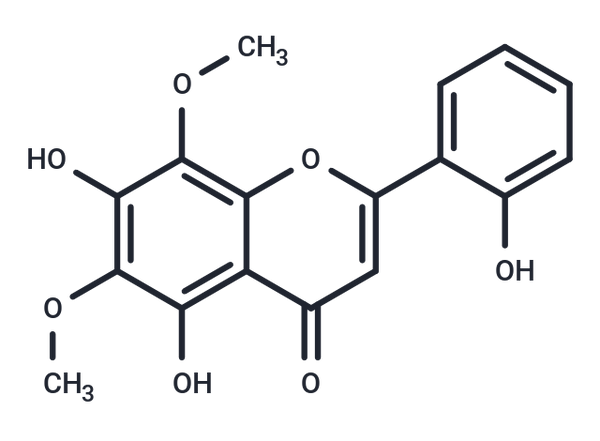 2',5,7-Trihydroxy-6,8-dimethoxyflavone – Figure 1 of 1