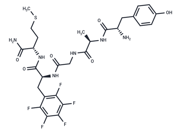 Enkephalinamide-met, ala(2)-(penta-F-phe)(4)- – Figure 1 of 1