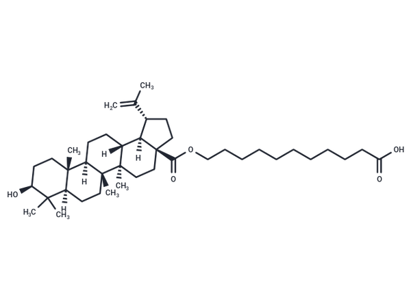 Lup-20(29)-en-28-oic acid, 3-hydroxy-, 10-carboxydecyl ester, (3beta)- – Figure 1 of 1