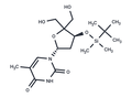 3'-O-t-Bulyldimethylsilyl-4'-C-hydroxymethylthymidine – Figure 1 of 1