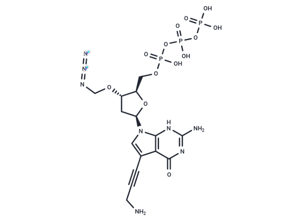 7-Deaza-7-propargylamino-3'-azidomethyl-dGTP – Figure 1 of 1