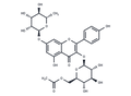 Kaempferol 3-O-(6''-O-acetyl)glucoside-7-O-rhamnoside – Figure 1 of 1