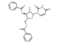 3',5'-Bis-O-benzoyl-2'-deoxy-2'-fluoro-beta-D-arabinouridine – Figure 1 of 1