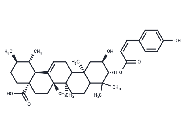 3-beta-O-(cis-p-Coumaroyl)corosolic acid – Figure 1 of 1