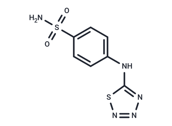 m-(1,2,3,4-Thiatriazol-5-ylamino)benzenesulphonamide – Figure 1 of 1