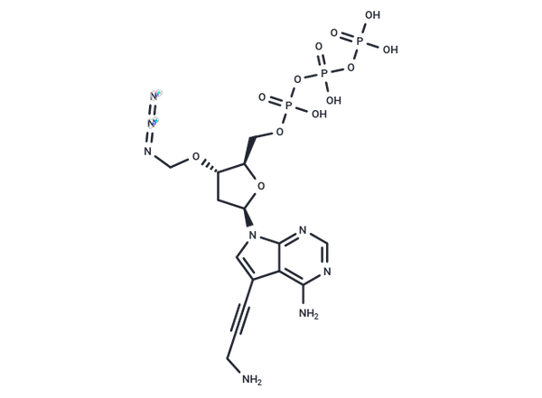 7-Deaza-7-propargylamino-3'-azidomethyl-dATP – Figure 1 of 1