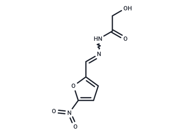 Glycolic acid, (5-nitrofurfurylidene)hydrazide – Figure 1 of 1