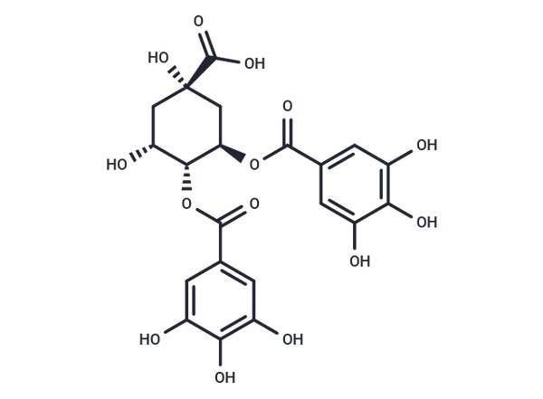 3,4-Di-O-galloylquinic acid – Figure 1 of 1
