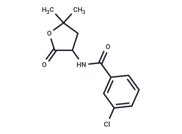 Benzamide, m-chloro-N-(5,5-dimethyl-2-oxotetrahydro-3-furyl)- – Figure 1 of 1