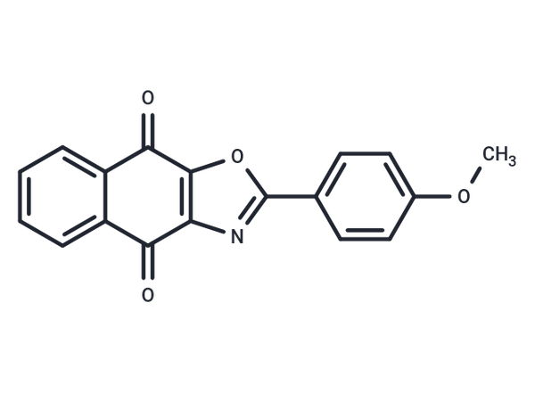 2-(4-Methoxyphenyl)naphtho[2,3-d]oxazole-4,9-dione – Figure 1 of 1