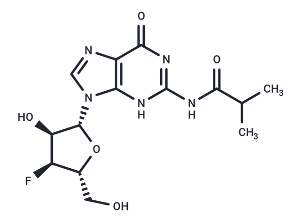 N2-iso-Butyroyl-3'-deoxy-3'-fluoro   guanosine – Figure 1 of 1
