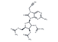 2-Amino -7-propargyl-7,8-dihydro-8-oxo-9-(beta-D-2,3,5-tri-O-actyl-xylofuranosyl)purine – Figure 1 of 1