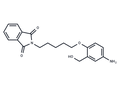 Phthalimide, N-(5-(4-amino-alpha-hydroxy-o-tolyloxy)pentyl)- – Figure 1 of 1
