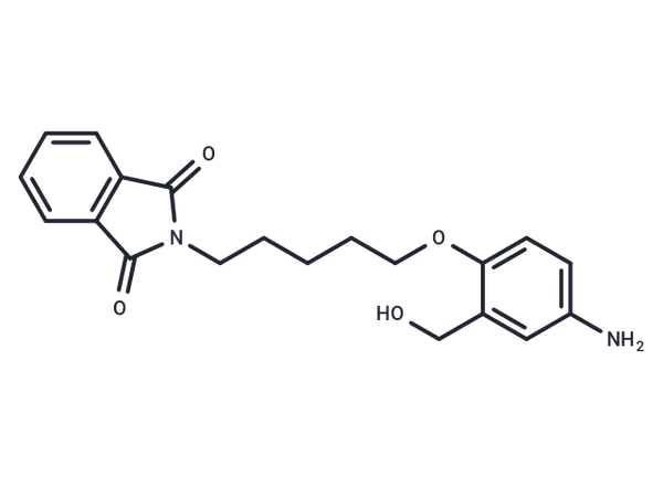 Phthalimide, N-(5-(4-amino-alpha-hydroxy-o-tolyloxy)pentyl)- – Figure 1 of 1