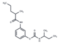 Valeranilide, 3'-hydroxy-2-methyl-, sec-butylcarbamate (ester) – Figure 1 of 1