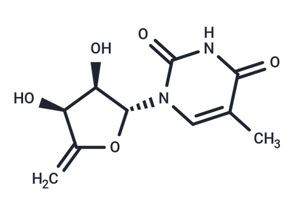 4',5'-Didehydro-5'-deoxy-5-methyluridine – Figure 1 of 1