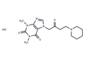 Theophylline, 7-(2-oxo-4-piperidinobutyl)-6-thio-, hydrochloride – Figure 1 of 1