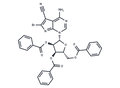 4-Amino-6-bromo-5-cyano-1-(2,3,5-tri-O-benzoyl-b-D-ribofuranosyl)-7H-pyrrolo[2.3-d]pyrimidine – Figure 1 of 1