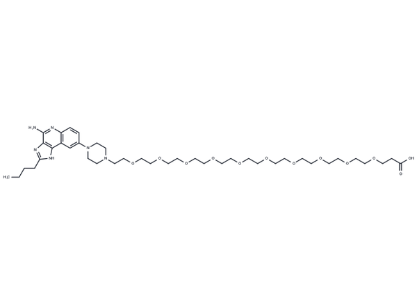 TLR7/8 agonist 4 hydroxy-PEG10-acid – Figure 1 of 1