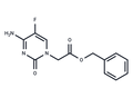 5-Fluorocytosin-1-yl-acetic  acid benzyl ester – Figure 1 of 1