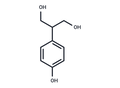 2-(4-Hydroxyphenyl)propane-1,3-diol – Figure 1 of 1