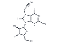 7,8-Dihydro-8-oxo-7-propargyl-3'-deoxy-3'-fluoro-xylo-guanosine – Figure 1 of 1