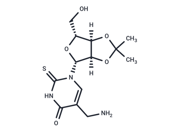 5-Aminomethyl-2',3'-di-O-isopropylidene 2-thiouridine – Figure 1 of 1