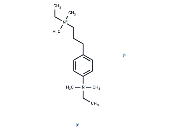 Ammonium, (3-(p-ethyldimethylammoniophenyl)propyl)ethyldimethyl-, diiodide – Figure 1 of 1
