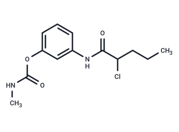2-Chloro-3'-(methylcarbamoyloxy)valeranilide – Figure 1 of 1