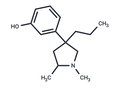 Phenol, m-(1,5-dimethyl-3-propyl-3-pyrrolidinyl)- – Figure 1 of 1