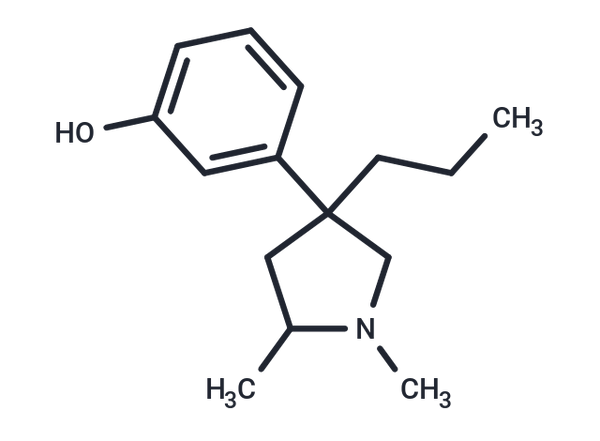 Phenol, m-(1,5-dimethyl-3-propyl-3-pyrrolidinyl)- – Figure 1 of 1