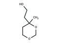 m-Dioxane-4-ethanol, 4-methyl- – Figure 1 of 1