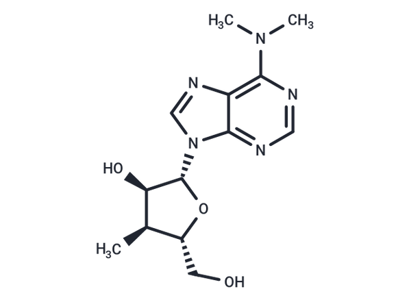 3'-Deoxy-3'-a-C-methyl-N6,N6-dimethyladenosine – Figure 1 of 1
