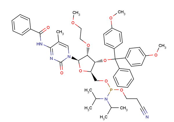 N4-Benzoyl-3'-O-(4,4'-dimethoxy   trityl)-2'-O-(2-methoxyethyl)-5-methylcytidine-5'-CED phosphoramidite – Figure 1 of 1