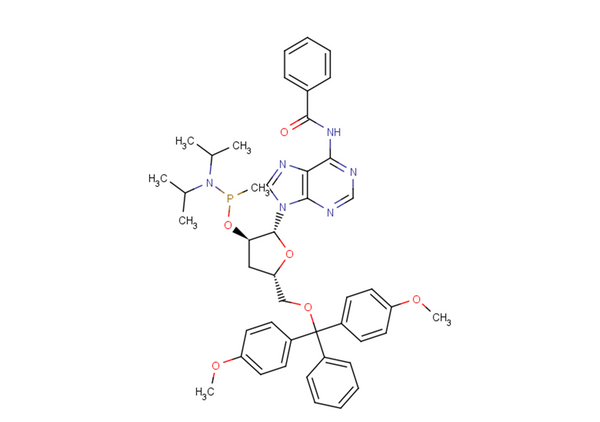 5'-DMTr-3'dA(Bz)-methyl   phosphonamidite – Figure 1 of 1