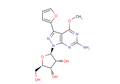 6-Amino-3-(furan-2-yl)-4-methoxy-1-(b-D-ribofuranosyl)-1H-pyrazolo[3,4-d]pyrimidine – Figure 1 of 1