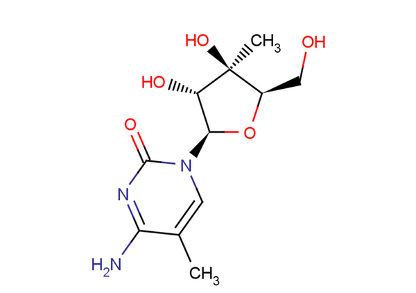 3'-beta-C-Methyl-5-methylcytidine – Figure 1 of 1