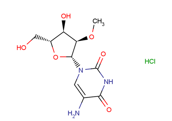5-Amino-2'-deoxy-2'-O-methyluridine hydrochloride – Figure 1 of 1