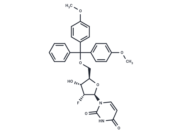 2'-Deoxy-5'-O-DMT-2'-fluorouridine – Figure 1 of 1