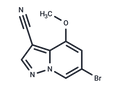 6-Bromo-4-methoxypyrazolo[1,5-a]pyridine-3-carbonitrile – Figure 1 of 1