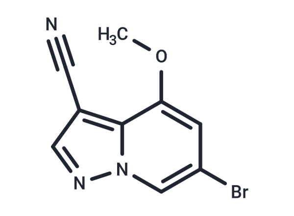 6-Bromo-4-methoxypyrazolo[1,5-a]pyridine-3-carbonitrile – Figure 1 of 1