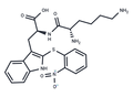 o-Nitrophenylsulfenyl-lysyl-tryptophan – Figure 1 of 1