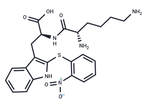 o-Nitrophenylsulfenyl-lysyl-tryptophan – Figure 1 of 1