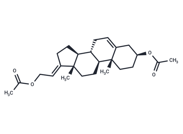 21-(acetyloxy)pregna-5,17-dien-3-yl acetate – Figure 1 of 1