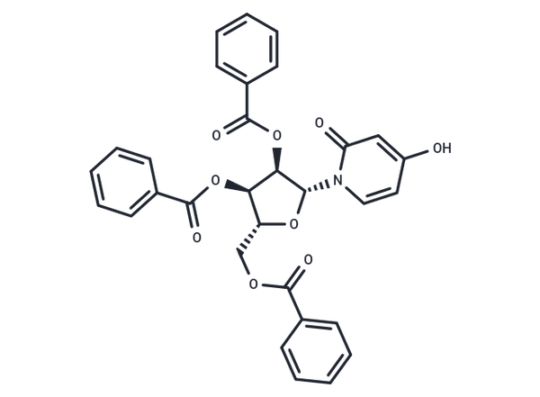 2',3',5'-Tri-O-benzoyl-3-deazauridine – Figure 1 of 1