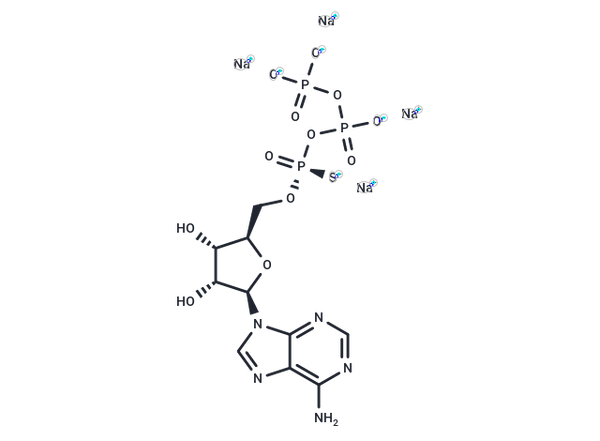 Rp-Adenosine-5'-O-(1-thiotriphosphate) sodium – Figure 1 of 1