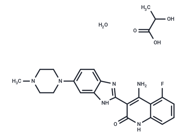 Dovitinib lactate hydrate – Figure 1 of 1