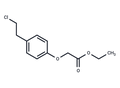 2-[4-(2-Chloroethyl)phenoxy]acetic   acid ethyl ester – Figure 1 of 1