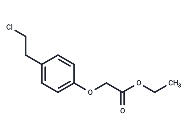 2-[4-(2-Chloroethyl)phenoxy]acetic   acid ethyl ester – Figure 1 of 1